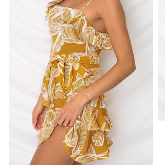 ruffle mini summer dress - Picture 4 of 8